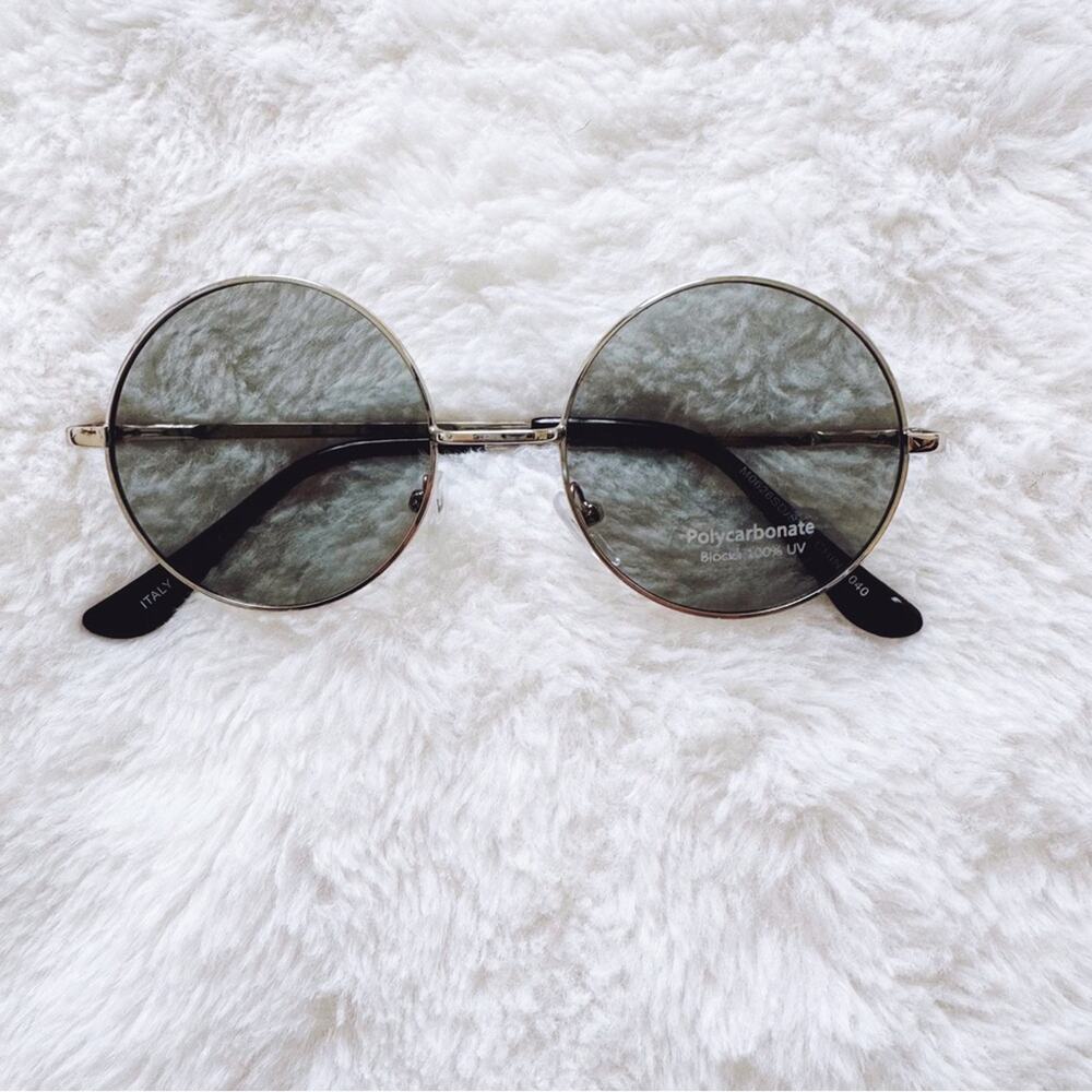 Harper Silver Round Lens Sunglasses